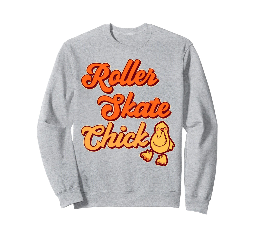 Roller Skating Skate 1970S Chicken Sweatshirt - Trendy Graphic Men Women - T-Shirt, Sweatshirt, Hoodie