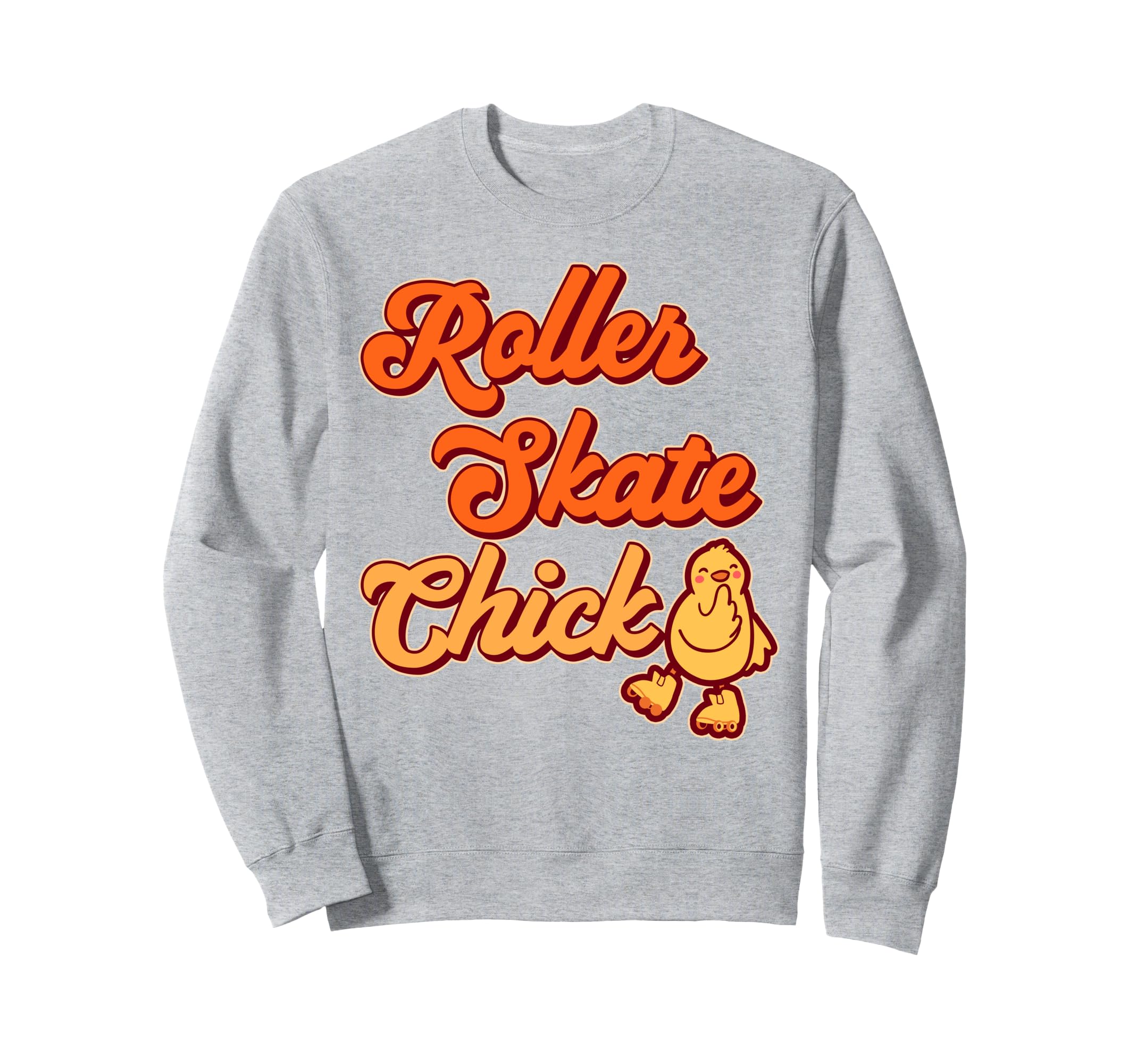 Roller Skating Skate 1970S Chicken Sweatshirt - Trendy Graphic Men Women - T-Shirt, Sweatshirt, Hoodie