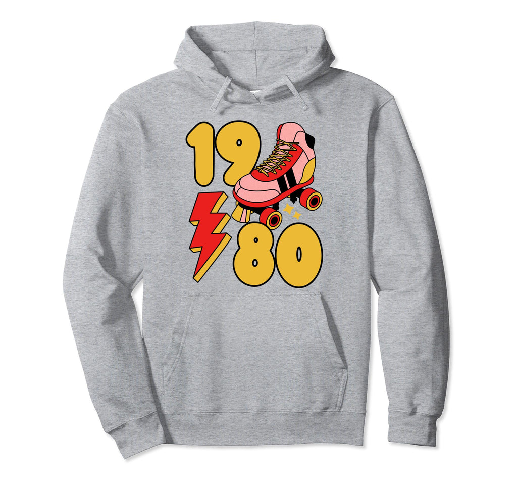 1980 Roller Skate 80S Nostalgia Hoodie - Novelty Apparel for Adults - T-Shirt, Sweatshirt, Hoodie