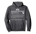 Black Father Definition African Hoodie - Aesthetic Graphic for Adults - T-Shirt, Sweatshirt, Hoodie