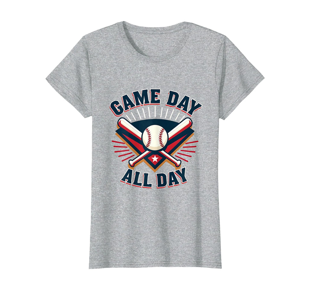 Game Day All Day Baseball Fan T-Shirt - Minimalist Print Unisex - T-Shirt, Sweatshirt, Hoodie