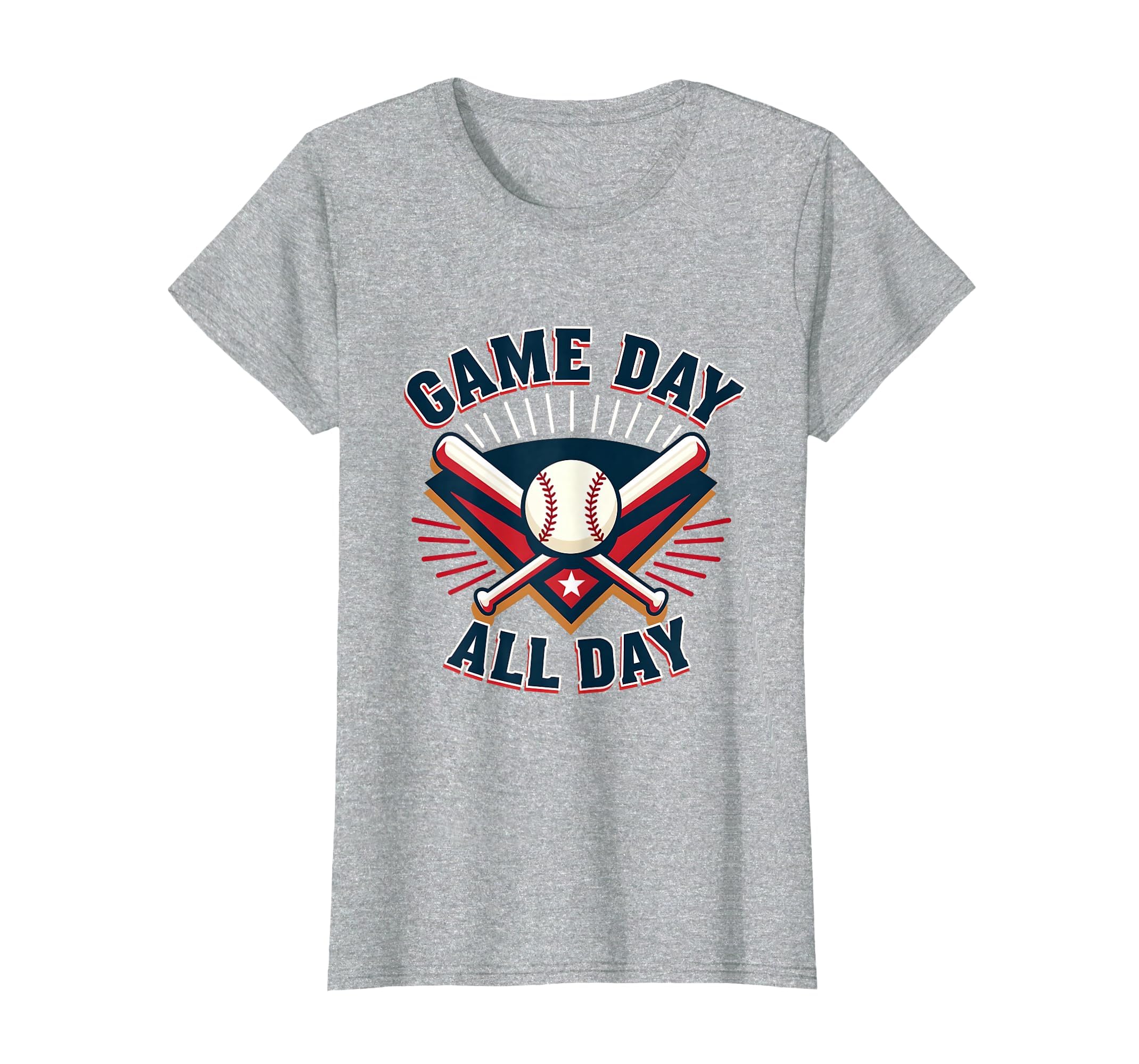 Game Day All Day Baseball Fan T-Shirt - Minimalist Print Unisex - T-Shirt, Sweatshirt, Hoodie
