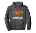 Oceanside California Ca Distressed Gift Hoodie - Novelty Apparel Men Women - T-Shirt, Sweatshirt, Hoodie