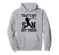 Thats My Son Out There Baseball Mother Hoodie - Trendy Graphic for Adults - T-Shirt, Sweatshirt, Hoodie