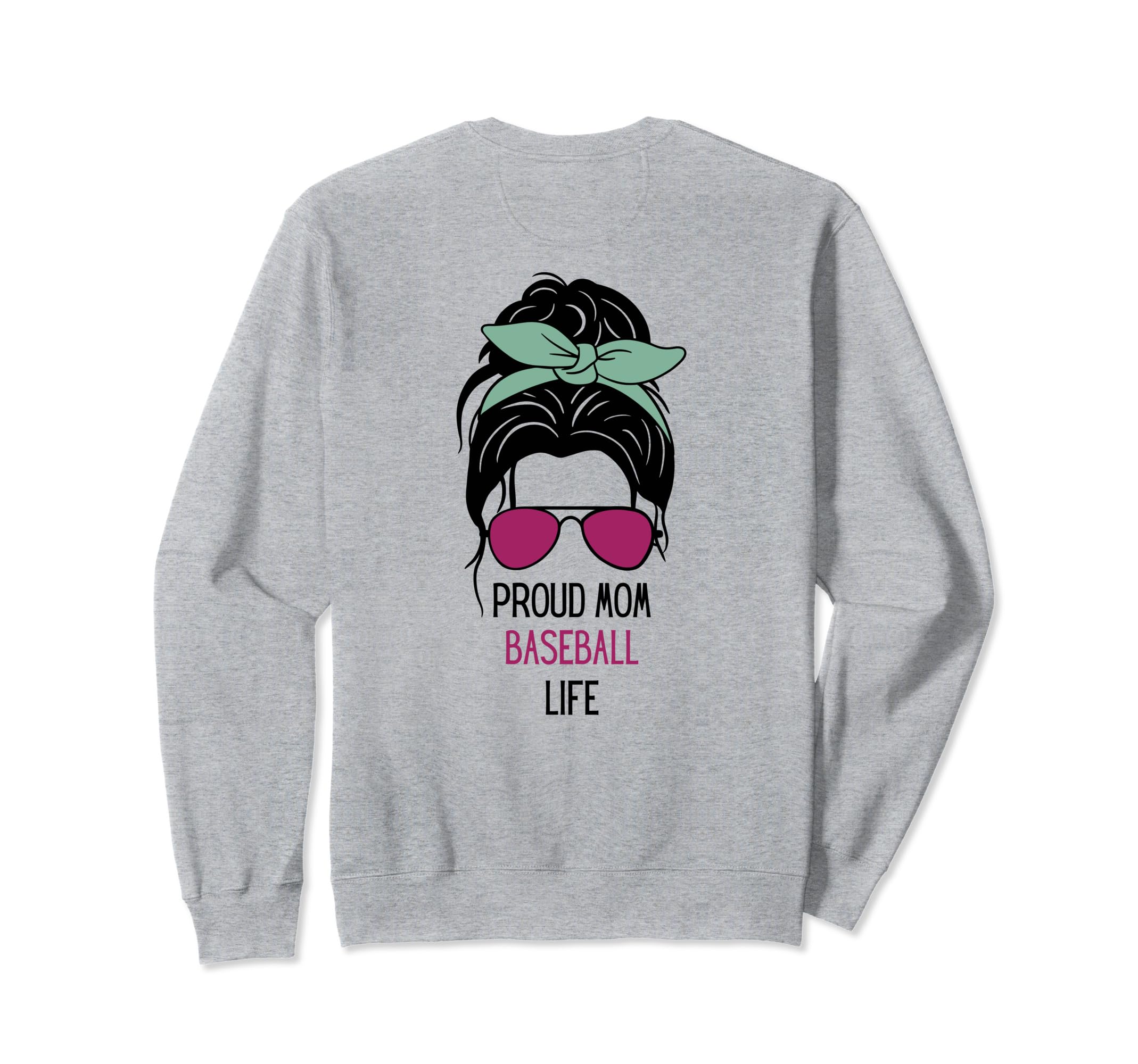 Baseball Mom Outfit Baseball And Sweatshirt - Unique Graphic Men Women - T-Shirt, Sweatshirt, Hoodie