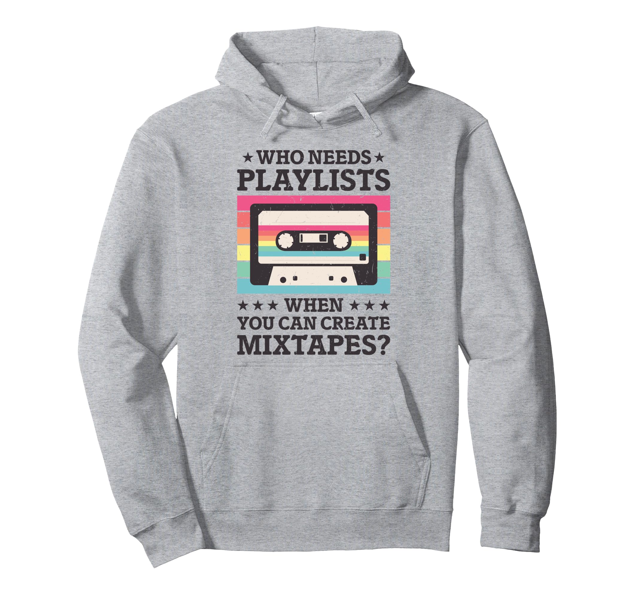 Music Lover Cassette Tape 80S 90S Hoodie - Fun Novelty Design Unisex - T-Shirt, Sweatshirt, Hoodie