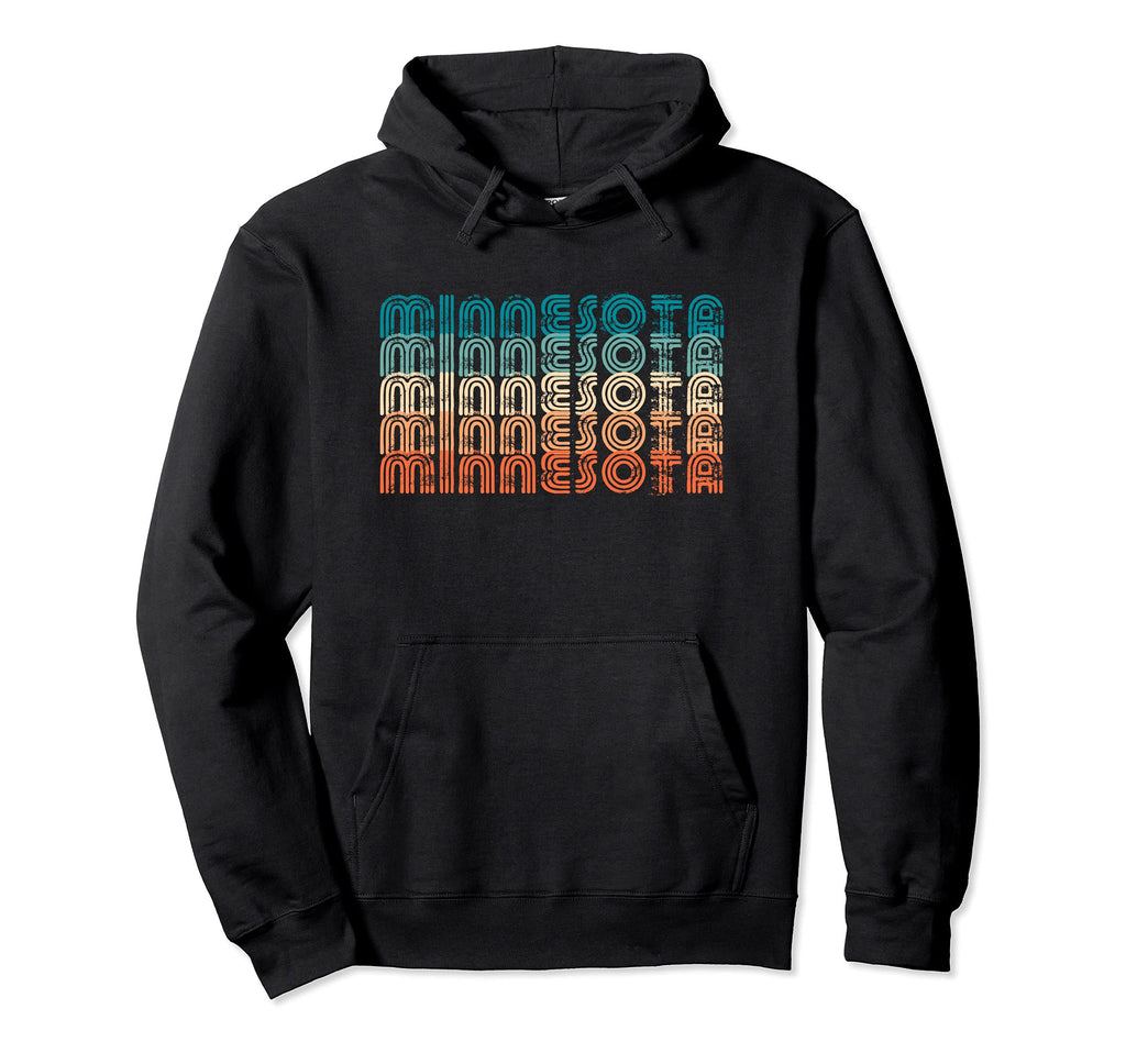 70S Minnesota Distressed Typographic Hoodie - Streetwear Style for Adults - T-Shirt, Sweatshirt, Hoodie
