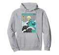 Sea Monster Rubber Duck Kanagawa Hoodie - Fun Novelty Design Men Women - T-Shirt, Sweatshirt, Hoodie