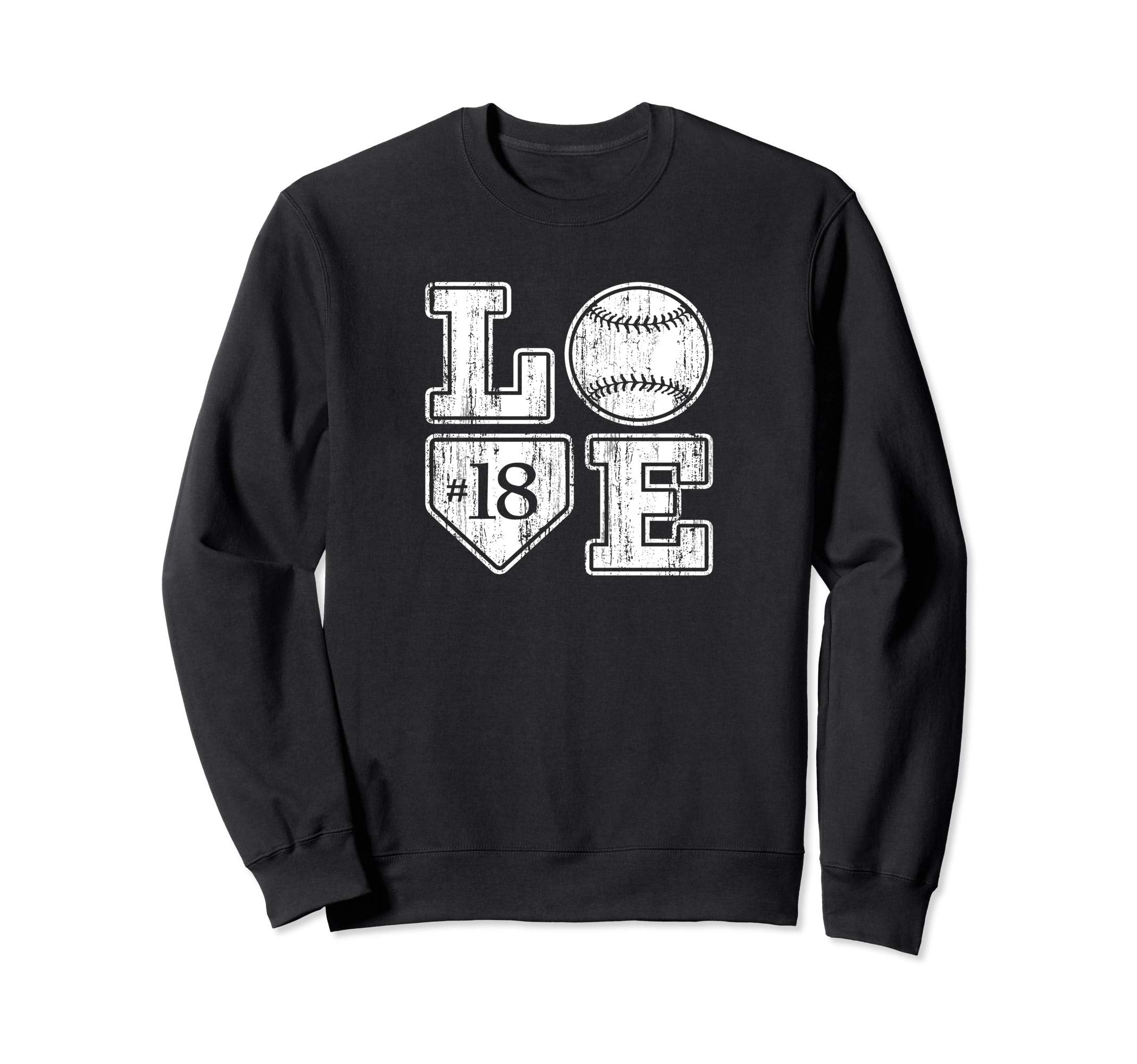 Love Baseball Softball Mom Distressed Sweatshirt - Custom Art Print Unisex - T-Shirt, Sweatshirt, Hoodie