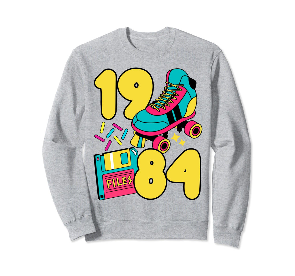 1984 Slow Tec 80S Candy Roller Rink Sweatshirt - Minimalist Print Unisex - T-Shirt, Sweatshirt, Hoodie
