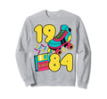 1984 Slow Tec 80S Candy Roller Rink Sweatshirt - Minimalist Print Unisex - T-Shirt, Sweatshirt, Hoodie