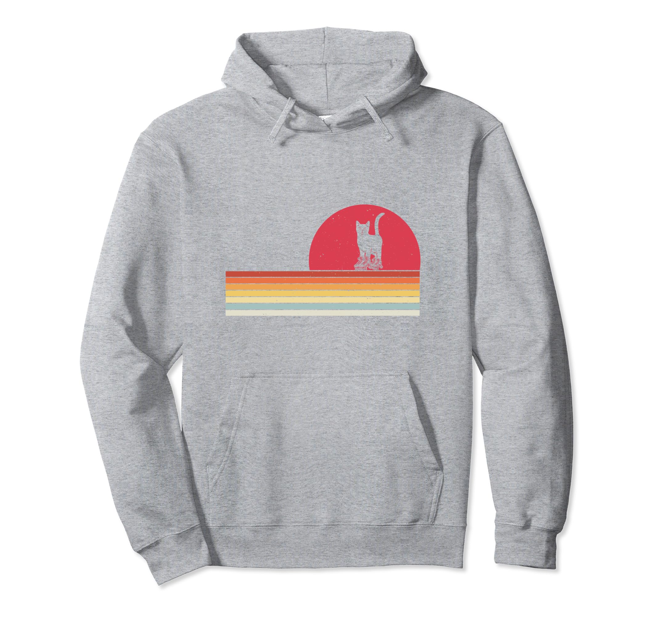 Cat Roller Skates Fun Skating Hoodie - Minimalist Print Men Women - T-Shirt, Sweatshirt, Hoodie