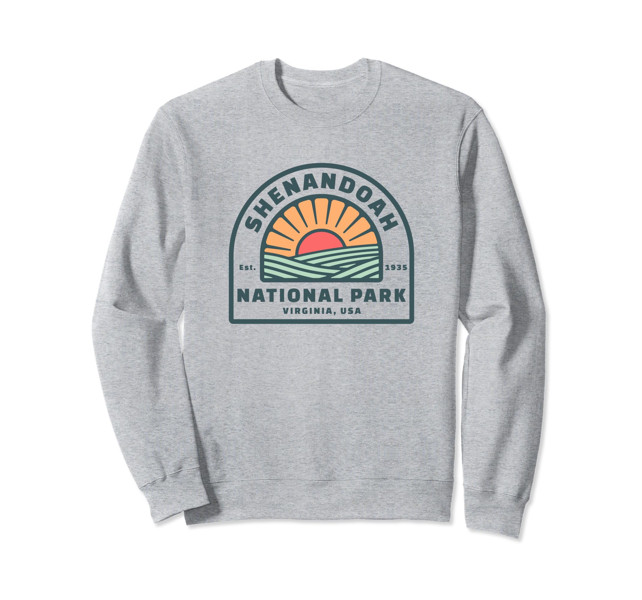 Family Vacation Gift Shenandoah Sweatshirt - Custom Art Print Men Women - T-Shirt, Sweatshirt, Hoodie