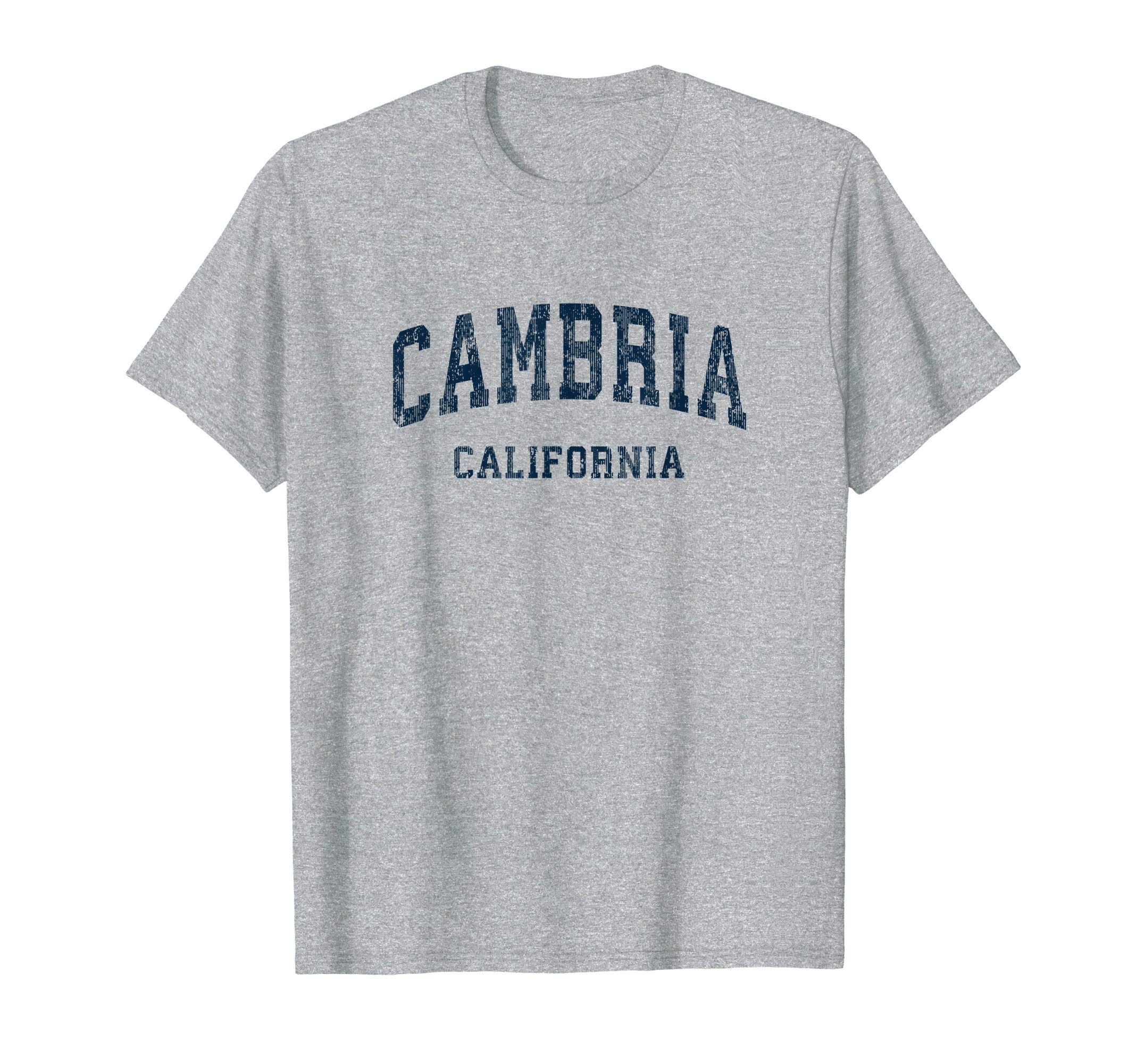 Cambria California Ca Varsity Sports T-Shirt - Unique Graphic Men Women - T-Shirt, Sweatshirt, Hoodie