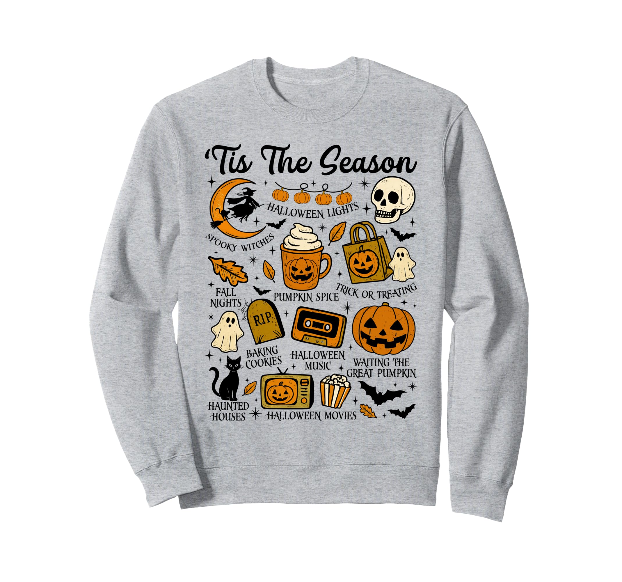 Tis Season Halloween Boho Fall Sweatshirt - Fun Novelty Design for Adults - T-Shirt, Sweatshirt, Hoodie