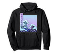 Great Wave Off Kanagawa Vaporwave Hoodie - Graphic Print Men Women - T-Shirt, Sweatshirt, Hoodie