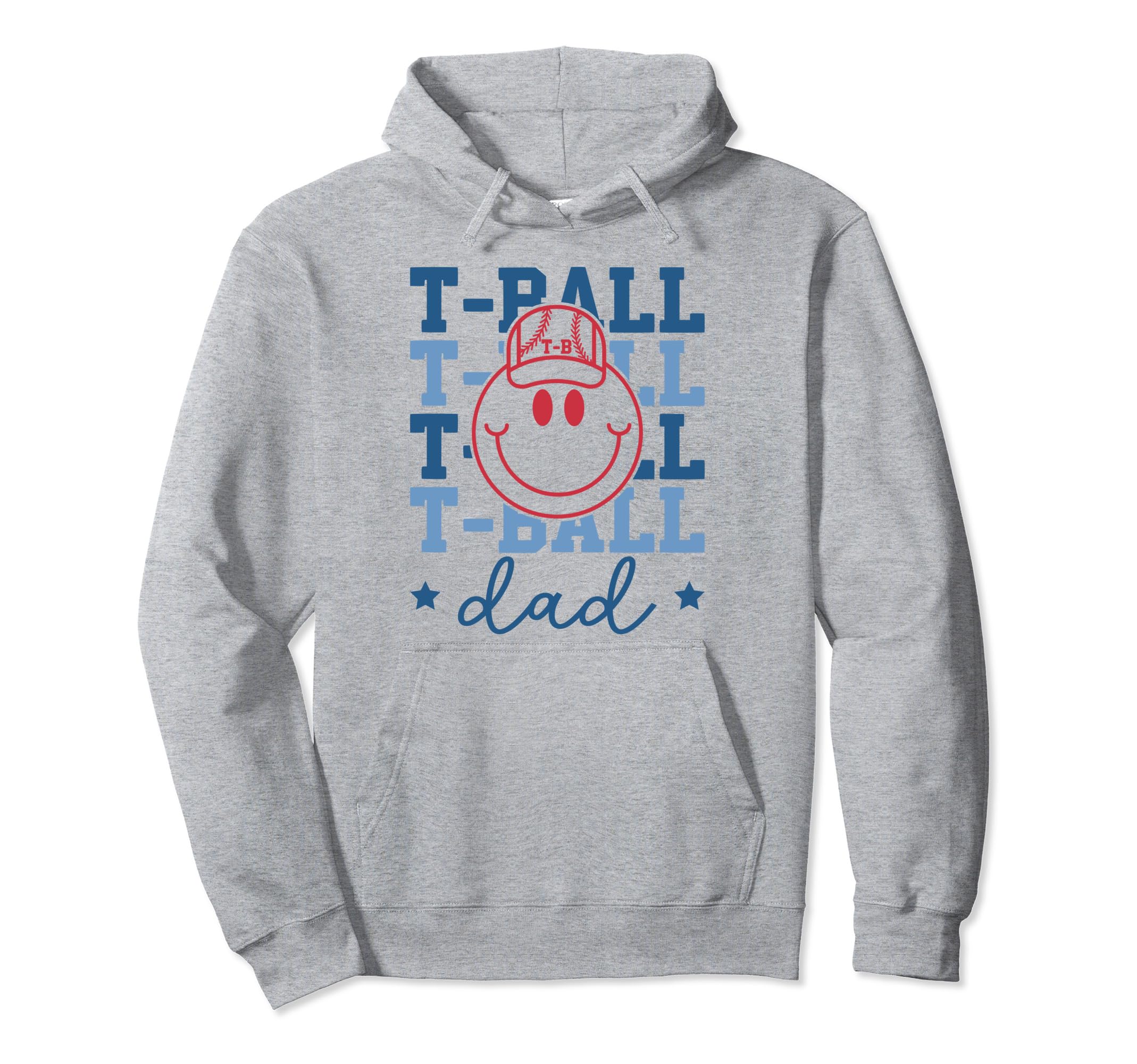 T Ball Dad Baseball Tball Father Hoodie - Minimalist Print for Adults - T-Shirt, Sweatshirt, Hoodie