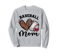 Leopard American Baseball Mom Mama Sweatshirt - Novelty Apparel Unisex - T-Shirt, Sweatshirt, Hoodie