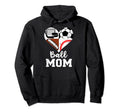 Ball Mom Funny Soccer Football Hoodie - Minimalist Print for Adults - T-Shirt, Sweatshirt, Hoodie