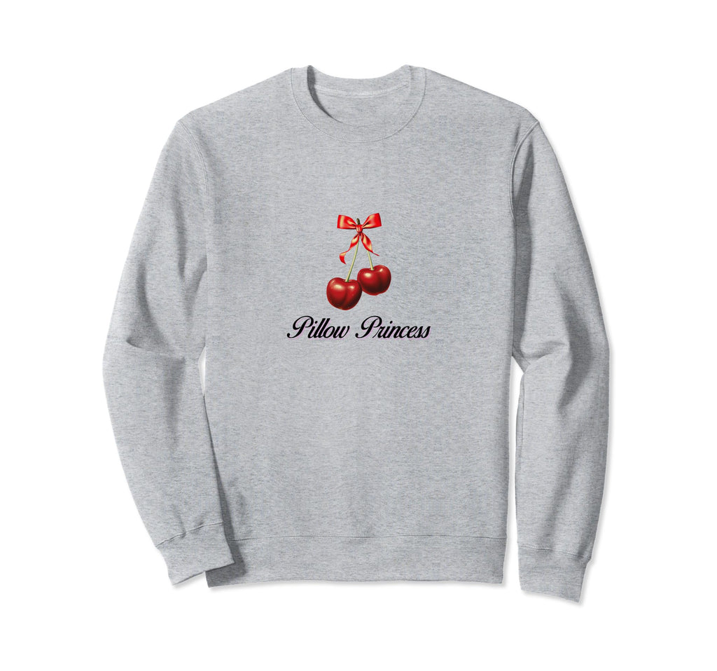 Pillow Princess Coquette Cherry Bow Sweatshirt - Fun Novelty Design Unisex - T-Shirt, Sweatshirt, Hoodie