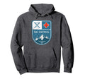 Ski Patrol Distressed Skiing Hoodie - Unique Graphic for Adults - T-Shirt, Sweatshirt, Hoodie