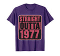 Straight Outta 1977 Birthday Womens T-Shirt - Unique Graphic Men Women - T-Shirt, Sweatshirt, Hoodie