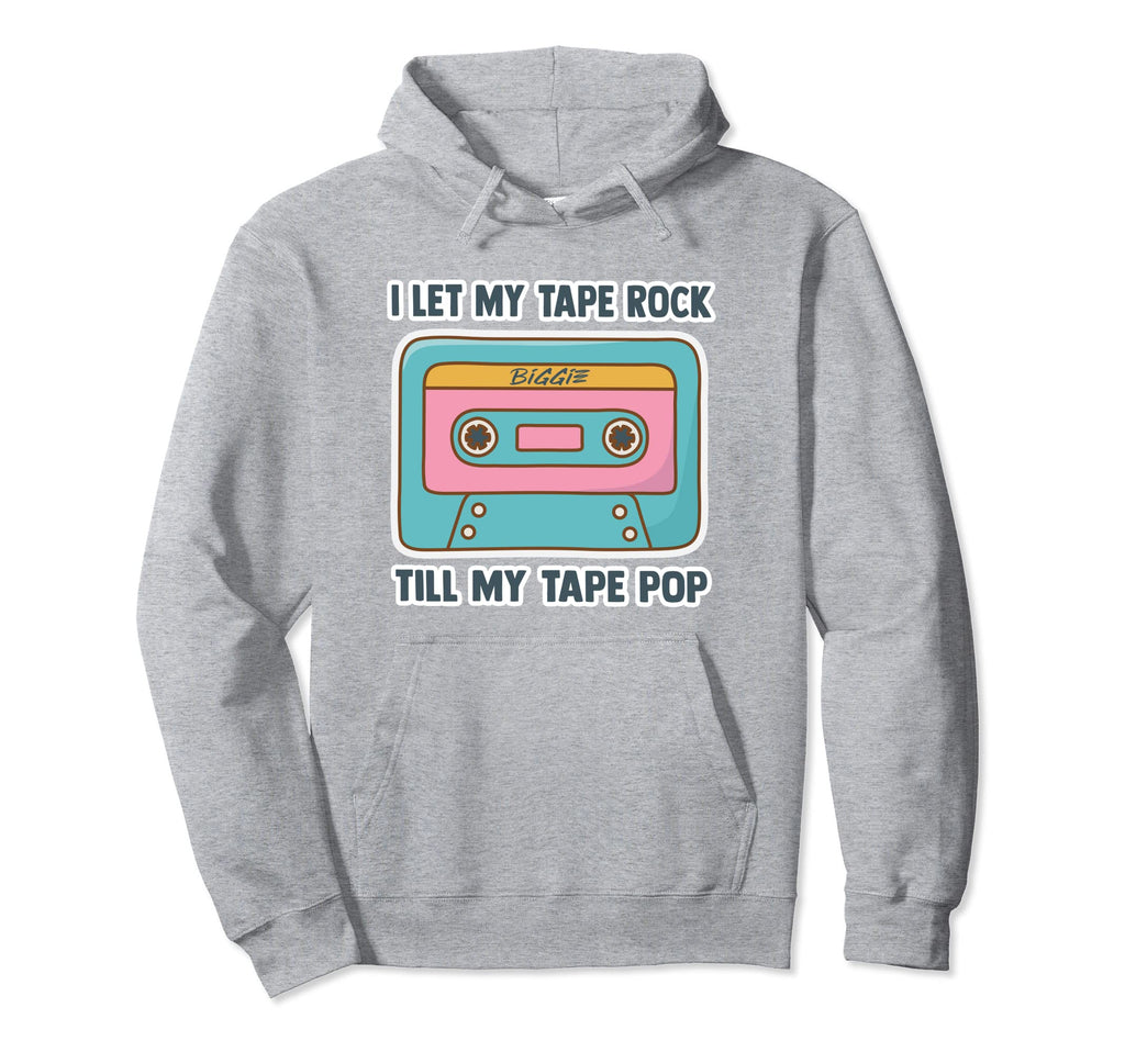 Old School Hip Hop 90S Rap I Let My Hoodie - Fun Novelty Design Unisex - T-Shirt, Sweatshirt, Hoodie