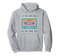 Old School Hip Hop 90S Rap I Let My Hoodie - Fun Novelty Design Unisex - T-Shirt, Sweatshirt, Hoodie