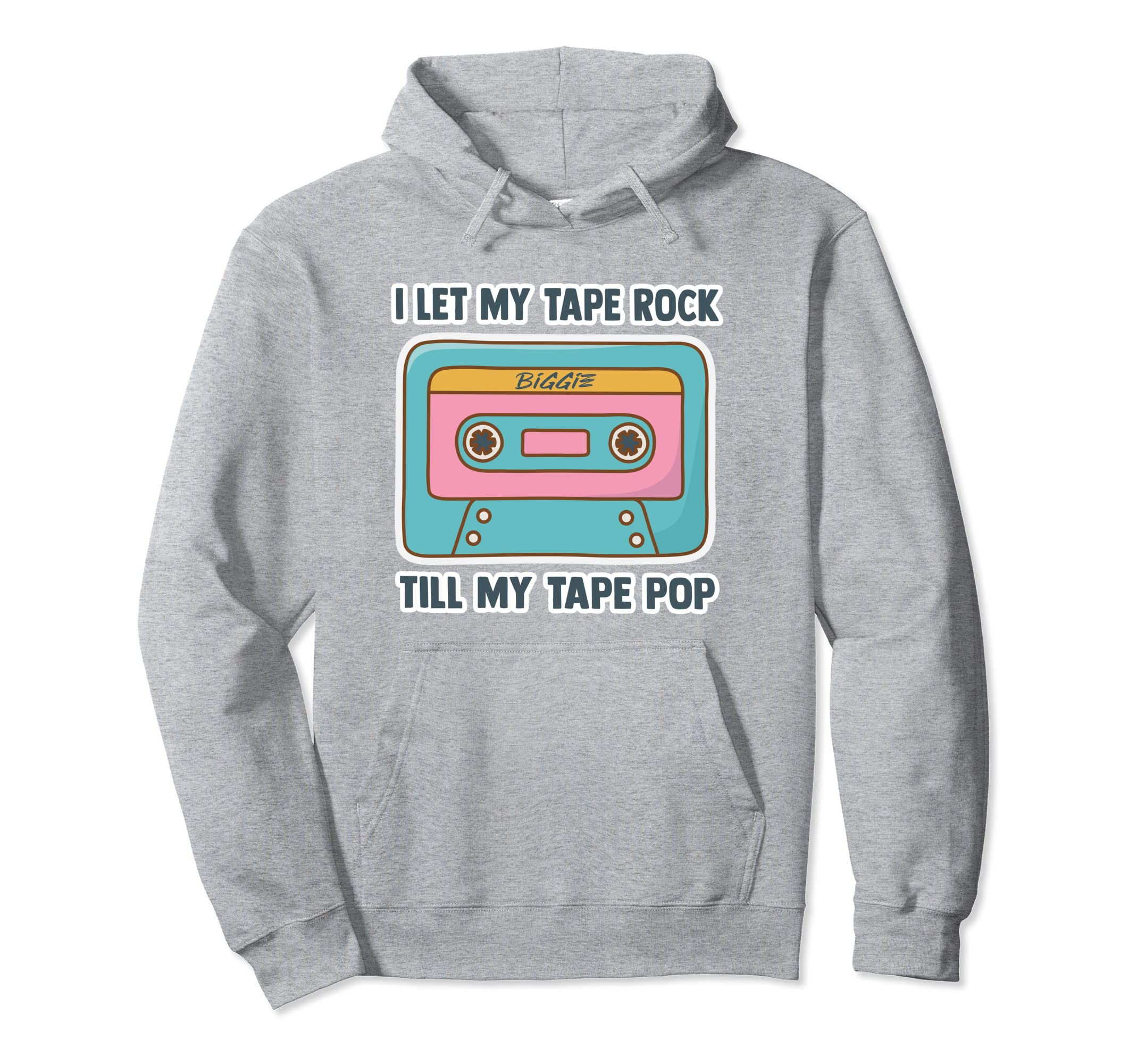 Old School Hip Hop 90S Rap I Let My Hoodie - Fun Novelty Design Unisex - T-Shirt, Sweatshirt, Hoodie
