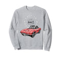 Route 66 From East To West Car Sweatshirt - Aesthetic Graphic for Adults - T-Shirt, Sweatshirt, Hoodie