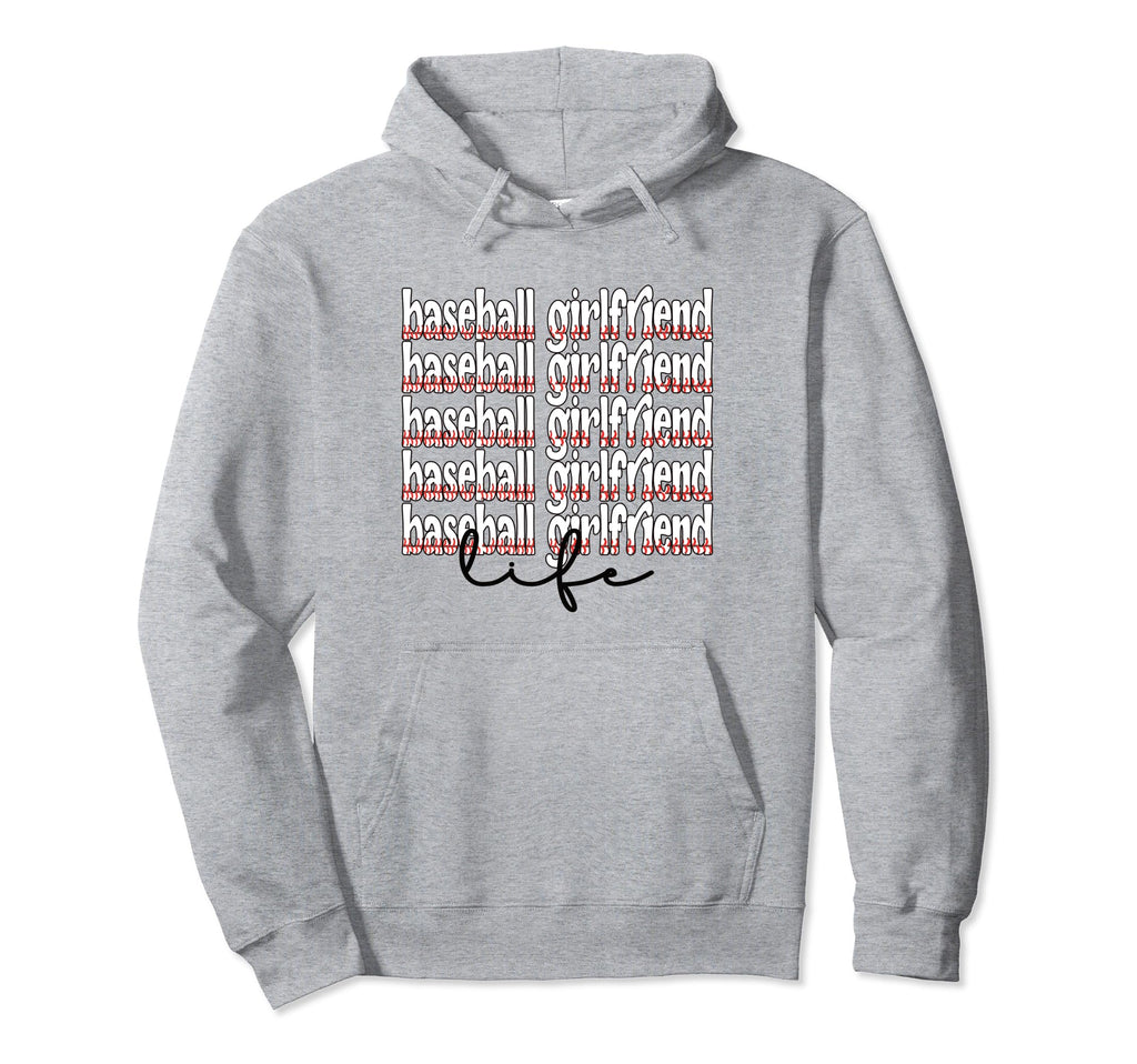 Baseball Girlfriend Life Best Baseball Hoodie - Minimalist Print Unisex - T-Shirt, Sweatshirt, Hoodie
