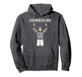 Funny Homerun Baseball Football Mash Up Hoodie - Novelty Apparel Men Women - T-Shirt, Sweatshirt, Hoodie