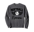 Personalized Baseball Heart Nonna Sweatshirt - Trendy Graphic Men Women - T-Shirt, Sweatshirt, Hoodie