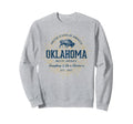 State Oklahoma Sweatshirt - Novelty Apparel for Adults - T-Shirt, Sweatshirt, Hoodie