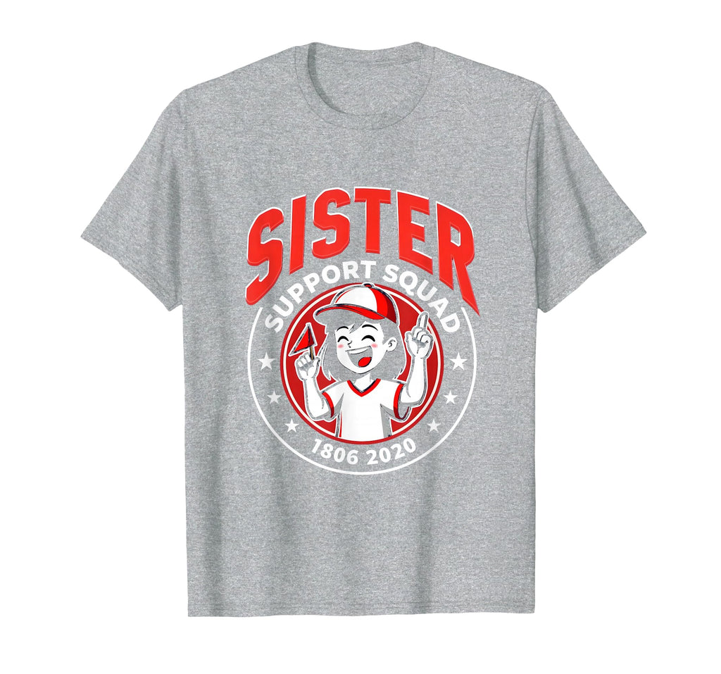Baseball Sister Support Squad Game Day T-Shirt - Streetwear Style Men Women - T-Shirt, Sweatshirt, Hoodie