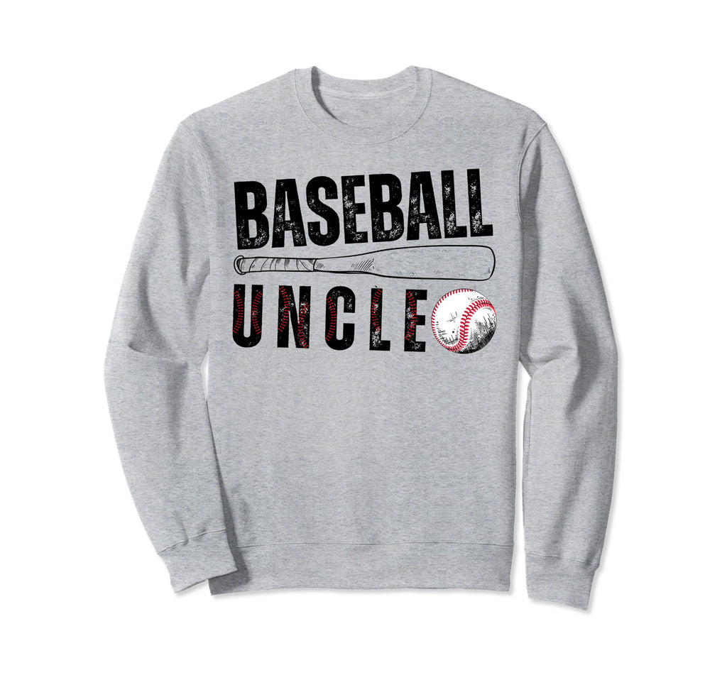 Baseball Uncle Family Matching Funny Sweatshirt - Graphic Print Men Women - T-Shirt, Sweatshirt, Hoodie