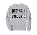 Baseball Uncle Family Matching Funny Sweatshirt - Graphic Print Men Women - T-Shirt, Sweatshirt, Hoodie