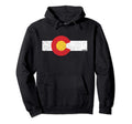 Aspen Colorado Distressed State Flag Hoodie - Trendy Graphic Men Women - T-Shirt, Sweatshirt, Hoodie