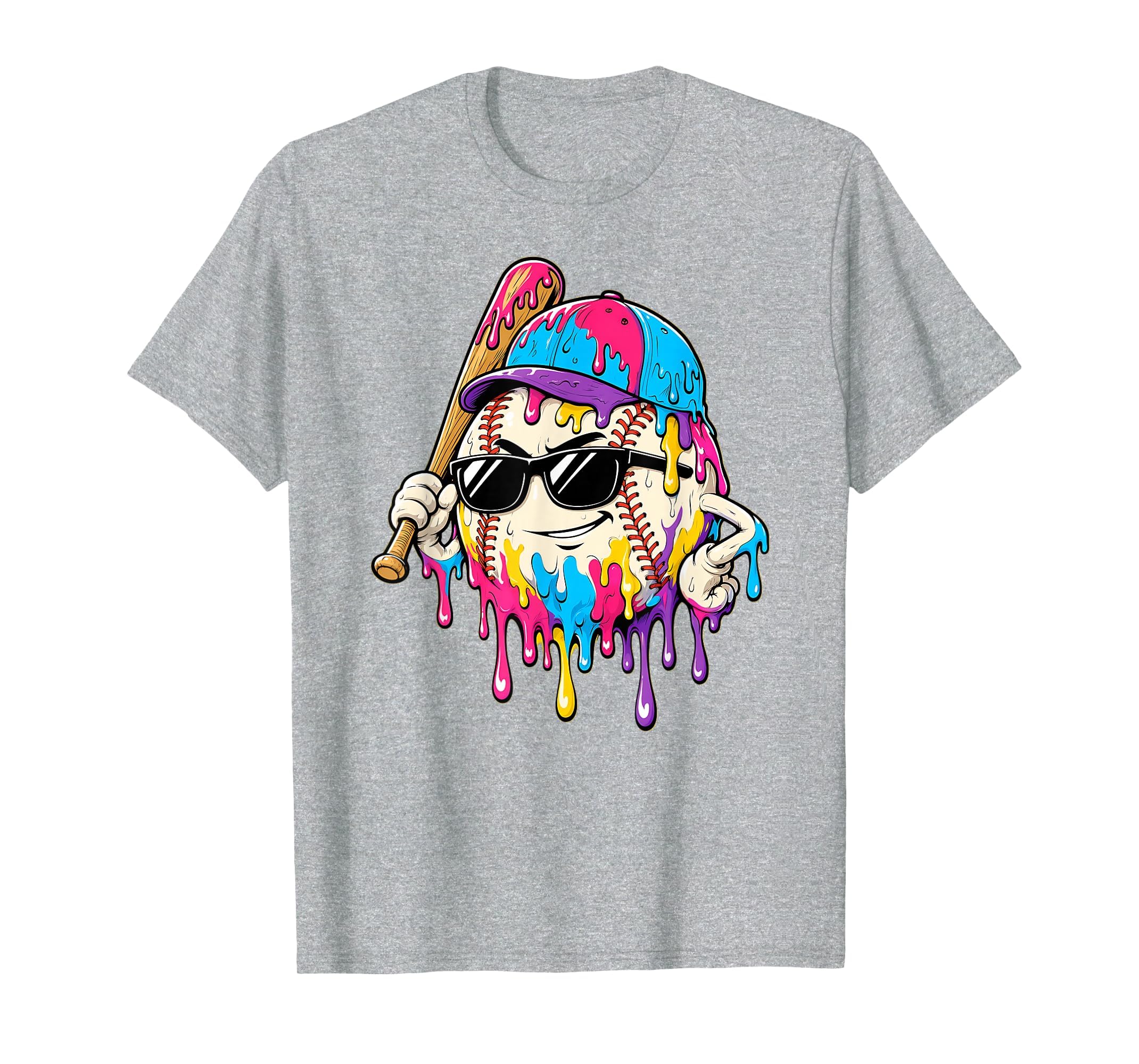 Baseball Drip Lifestyle Ice T-Shirt - Casual Everyday Wear for Adults - T-Shirt, Sweatshirt, Hoodie