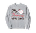Baseball Mom Dad My Princess Wears Sweatshirt - Fun Novelty Design Unisex - T-Shirt, Sweatshirt, Hoodie