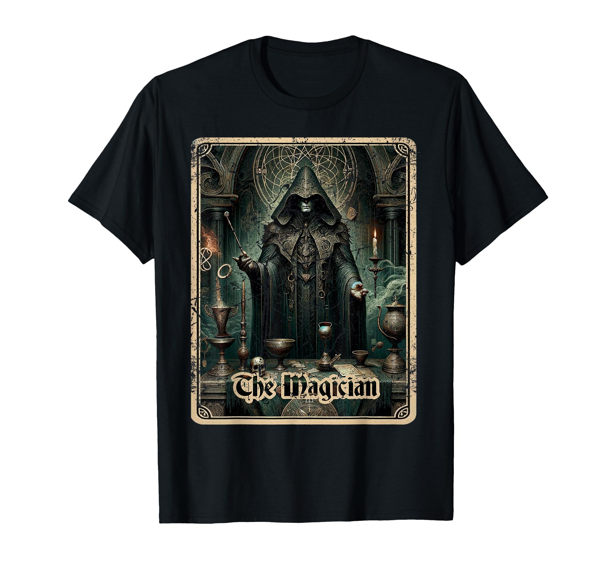 Distressed Tarot Card Art Sweatshirt - Aesthetic Graphic for Adults - T-Shirt, Sweatshirt, Hoodie