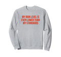 Iron Level Even Lower Than Standards Sweatshirt - Trendy Graphic Unisex - T-Shirt, Sweatshirt, Hoodie