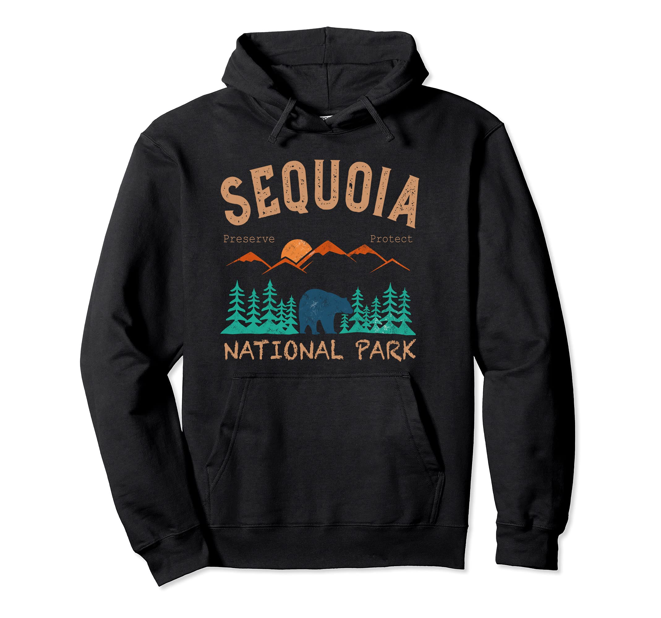 Sequoia National Park Vacation Gift Hoodie - Trendy Graphic Unisex - T-Shirt, Sweatshirt, Hoodie
