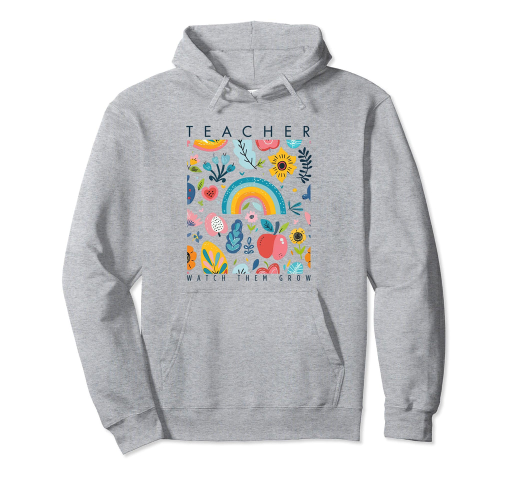 Teacher Boho Wildflower Birth Flower Hoodie - Graphic Print for Adults - T-Shirt, Sweatshirt, Hoodie