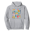 Teacher Boho Wildflower Birth Flower Hoodie - Graphic Print for Adults - T-Shirt, Sweatshirt, Hoodie