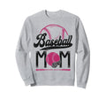 Baseball Fan Mom Mother Baseball Mom Sweatshirt - Fun Novelty Design Unisex - T-Shirt, Sweatshirt, Hoodie