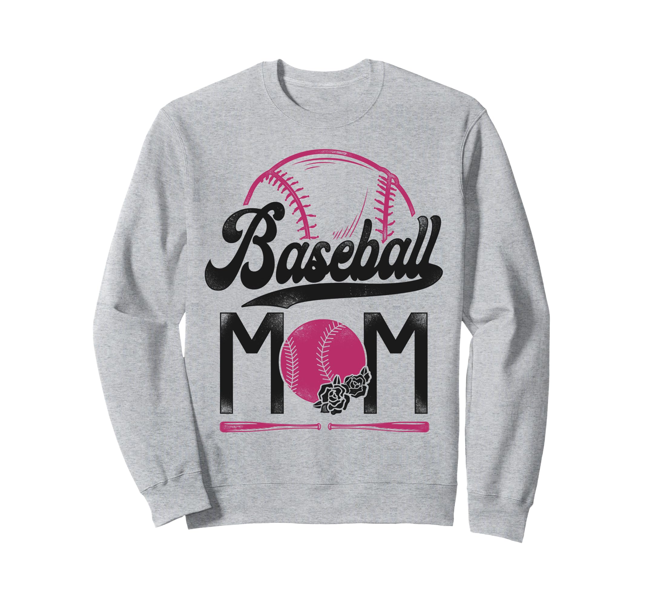 Baseball Fan Mom Mother Baseball Mom Sweatshirt - Fun Novelty Design Unisex - T-Shirt, Sweatshirt, Hoodie