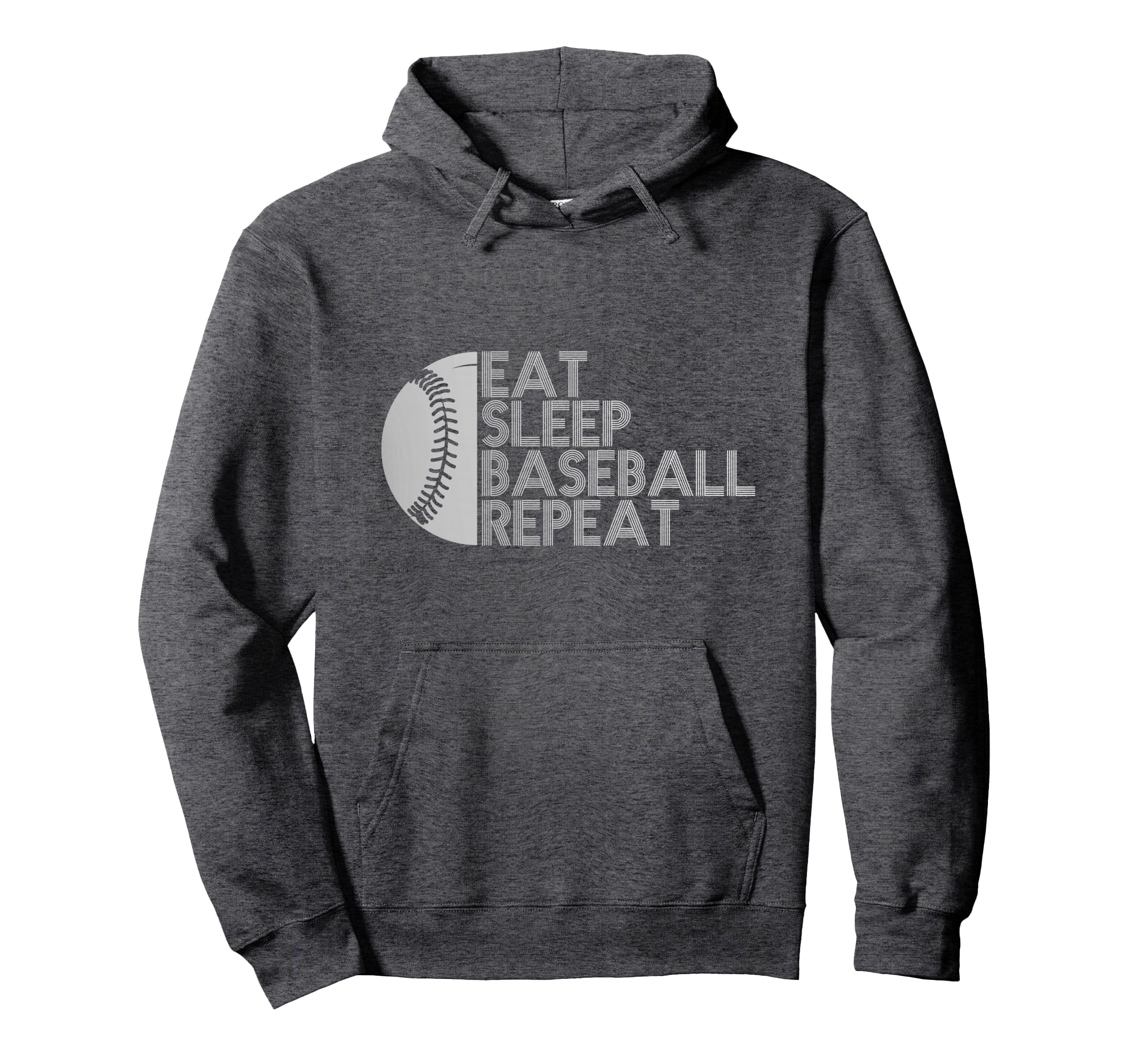 Funny Baseball Player Eat Sleep Hoodie - Unique Graphic for Adults - T-Shirt, Sweatshirt, Hoodie