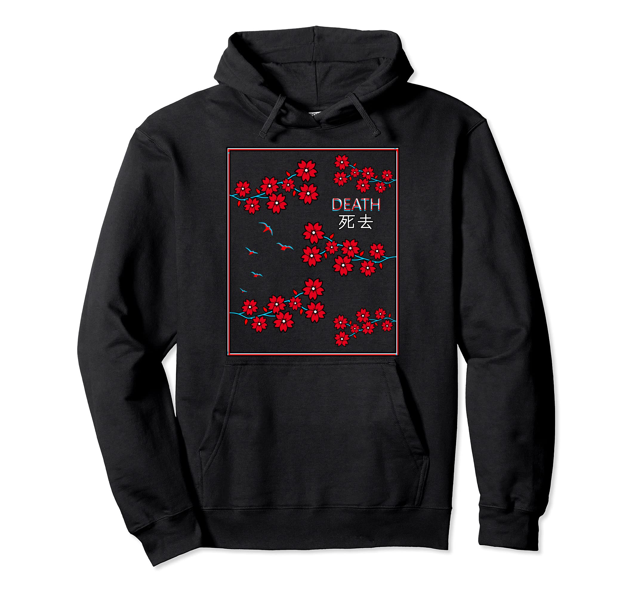 Death Vaporwave Japanese Aesthetic Hoodie - Aesthetic Graphic Men Women - T-Shirt, Sweatshirt, Hoodie