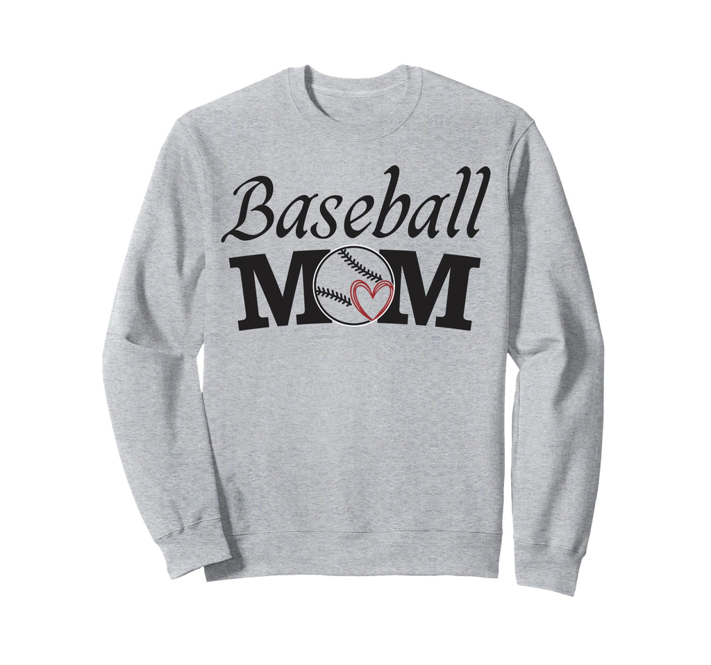 Baseball Mom Mother S Day Sweatshirt - Minimalist Print for Adults - T-Shirt, Sweatshirt, Hoodie